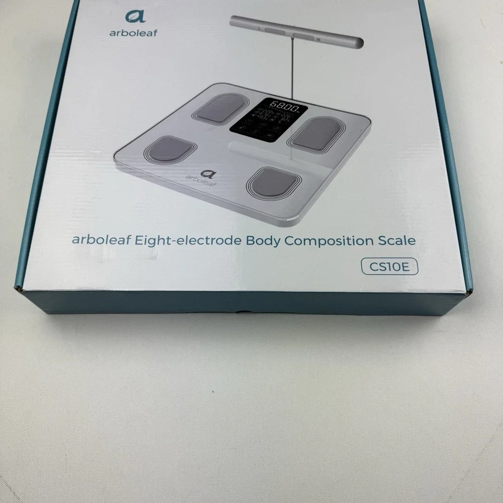 Arboleaf CS10E Eight-electrode Body Composition Smart Scale White New